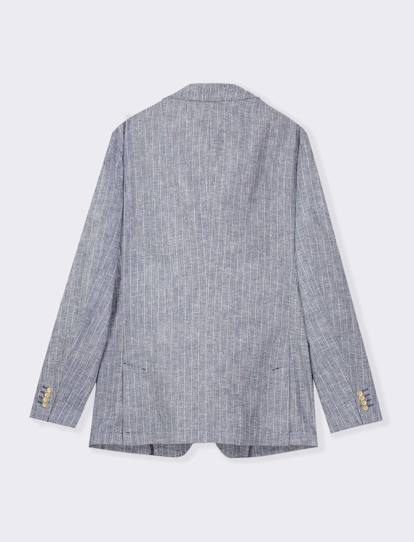 Blazer da completo tessuto linen blend - Blu