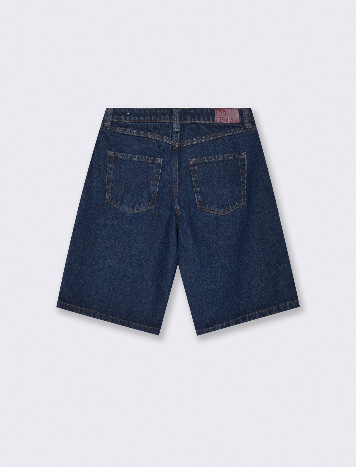 Bermuda baggy low waist 5 tasche - DENIM SCURO
