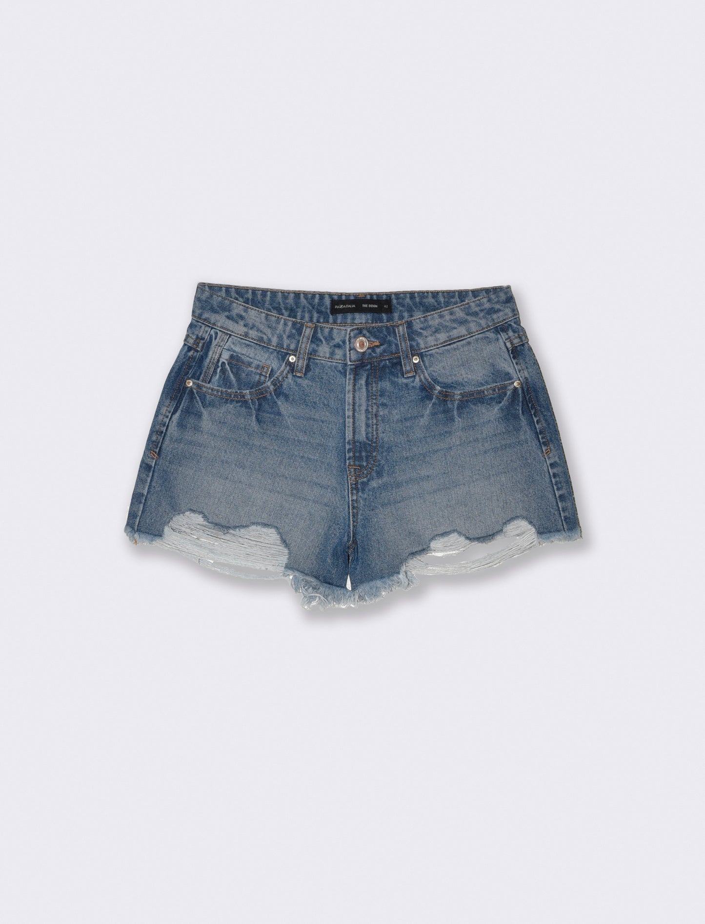 SHORT IN DENIM - Denim