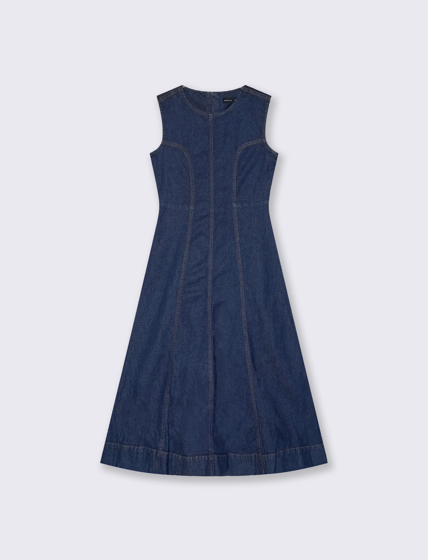 VESTITO LUNGO DENIM - DENIM SCURO