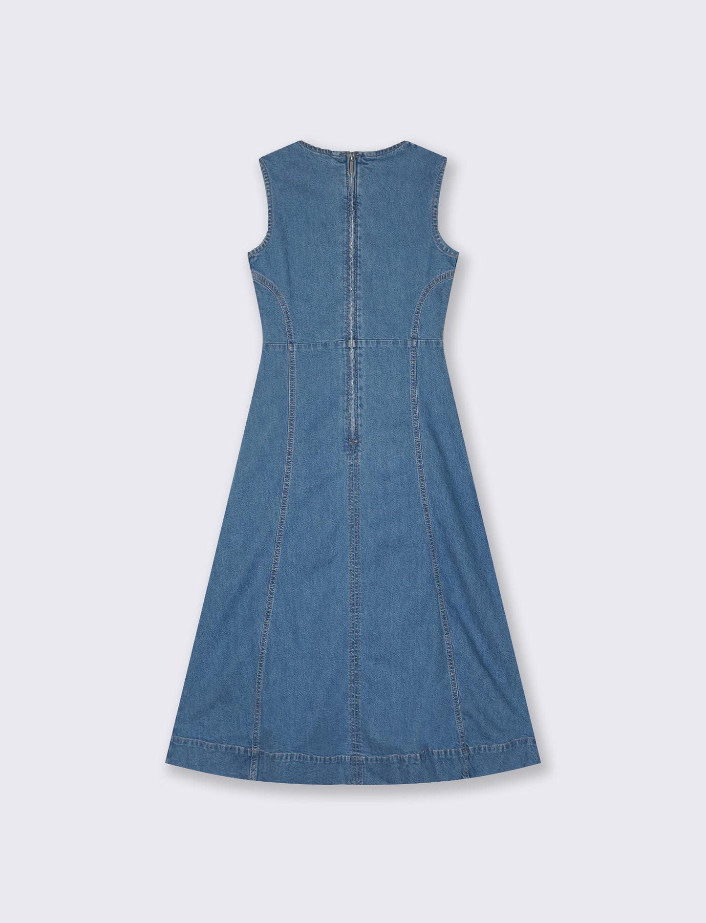 VESTITO LUNGO DENIM - Denim chiaro