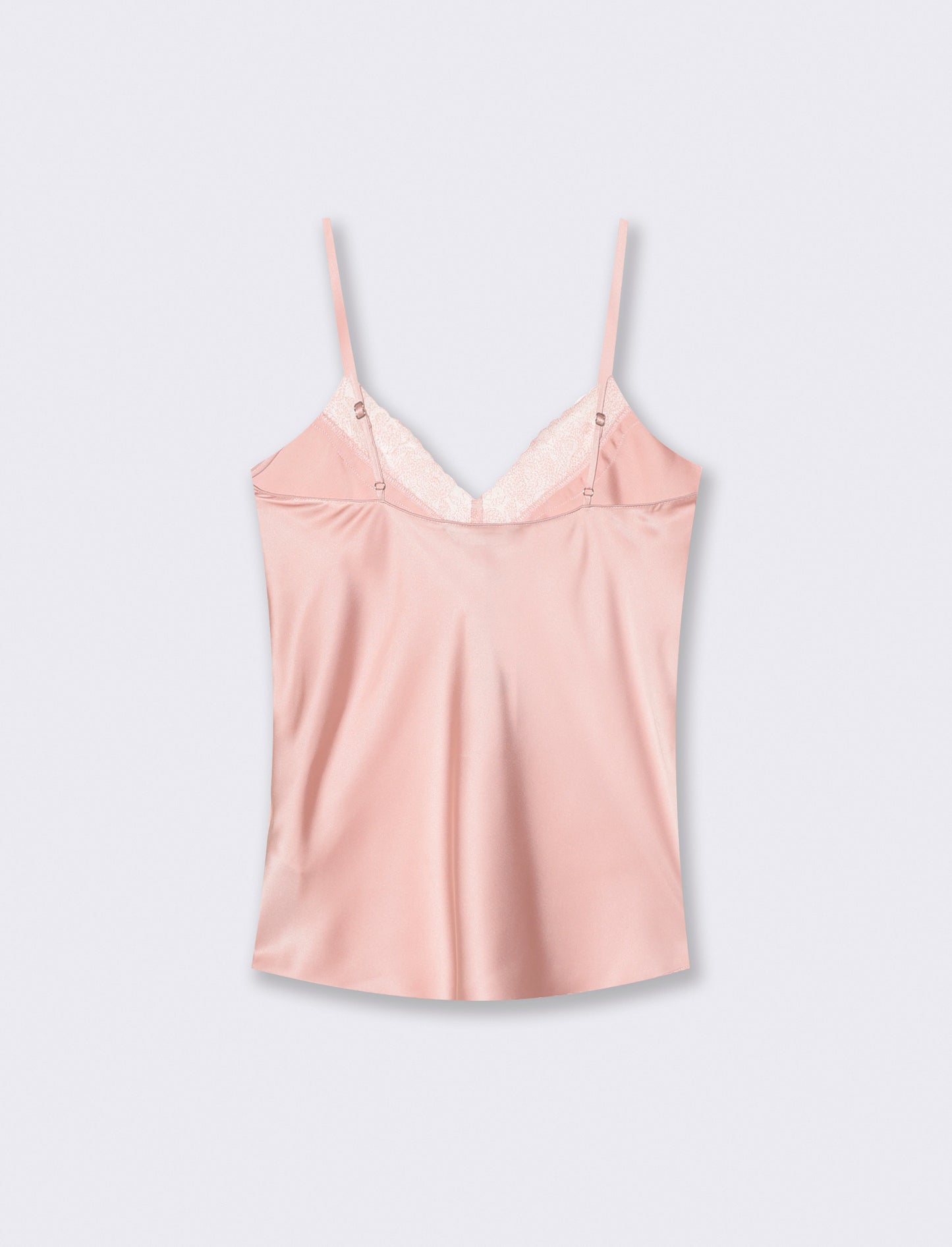 Top con bretelle regolabili - Rosa polvere