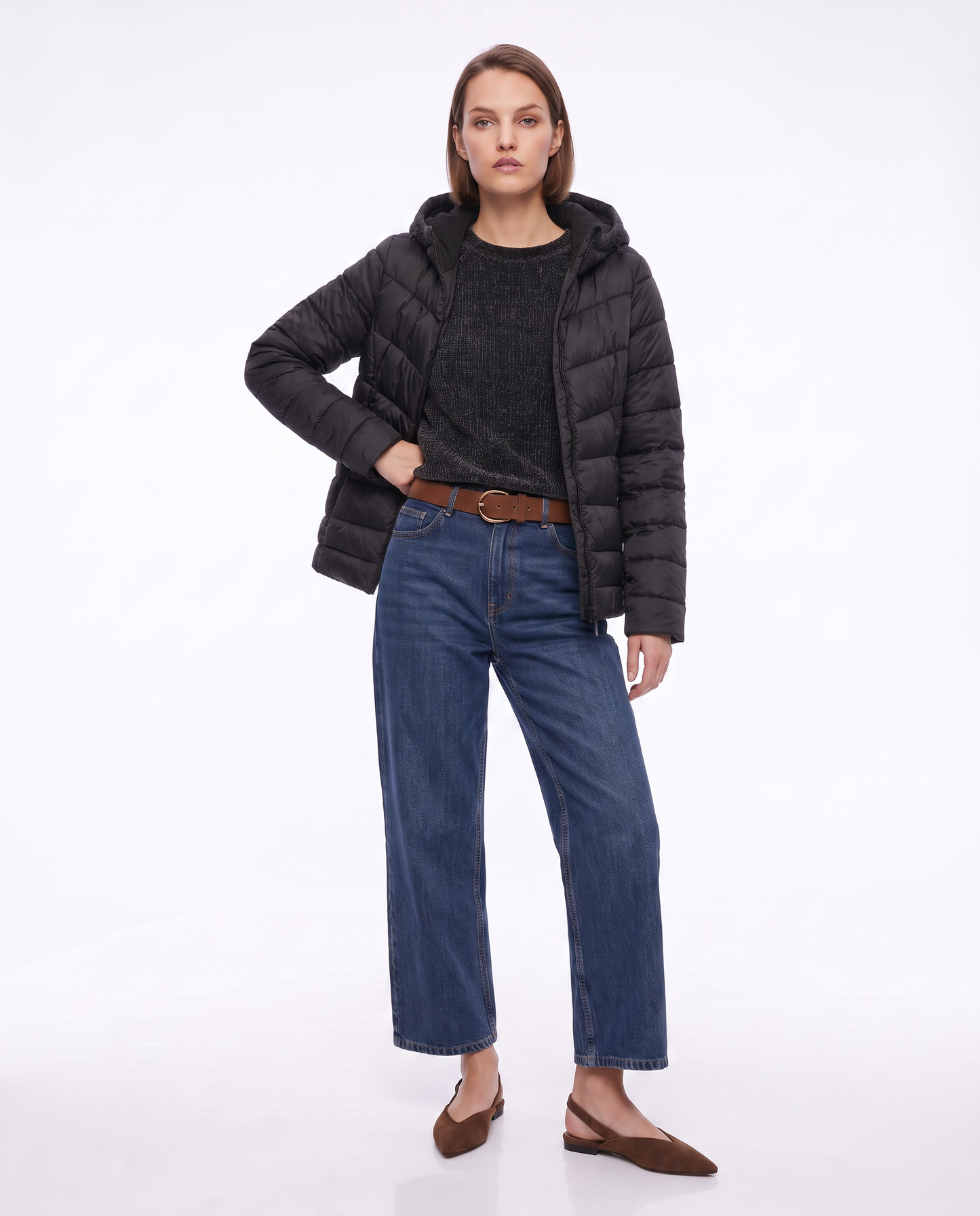 Giubbino doubleface versatile e moderno - Nero