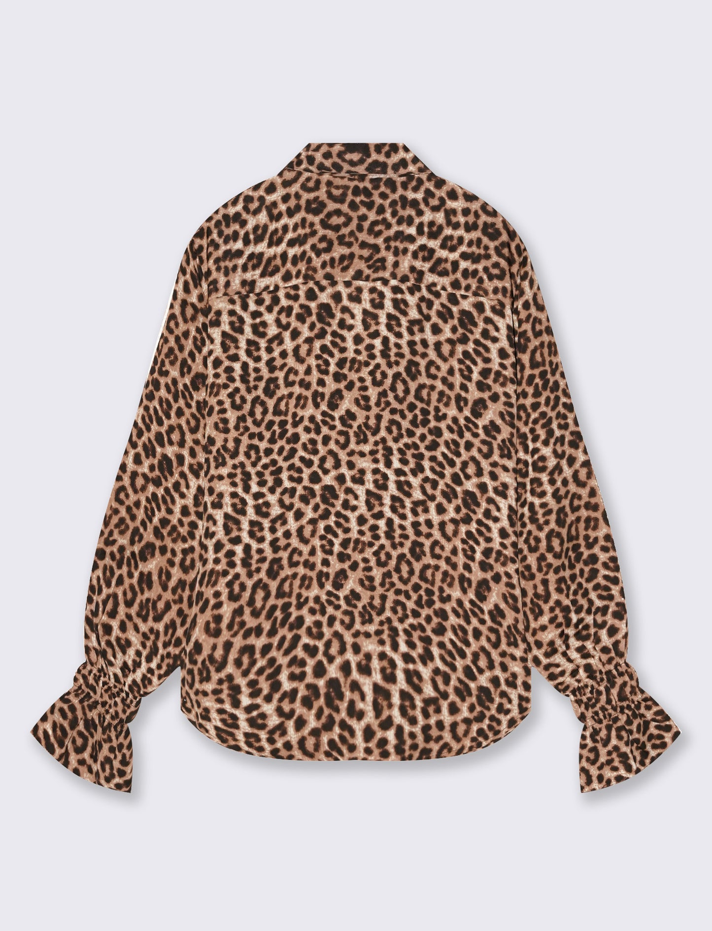 Camicia stampata manica lunga con colletto - var 1