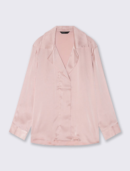 Long sleeve shirt with back yoke - Pink