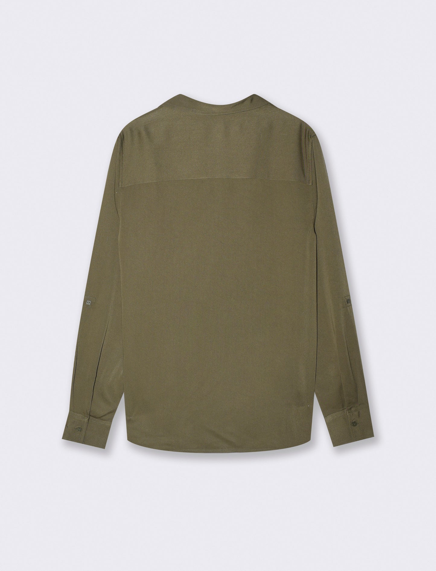 Long sleeve shirt with front pockets - Green