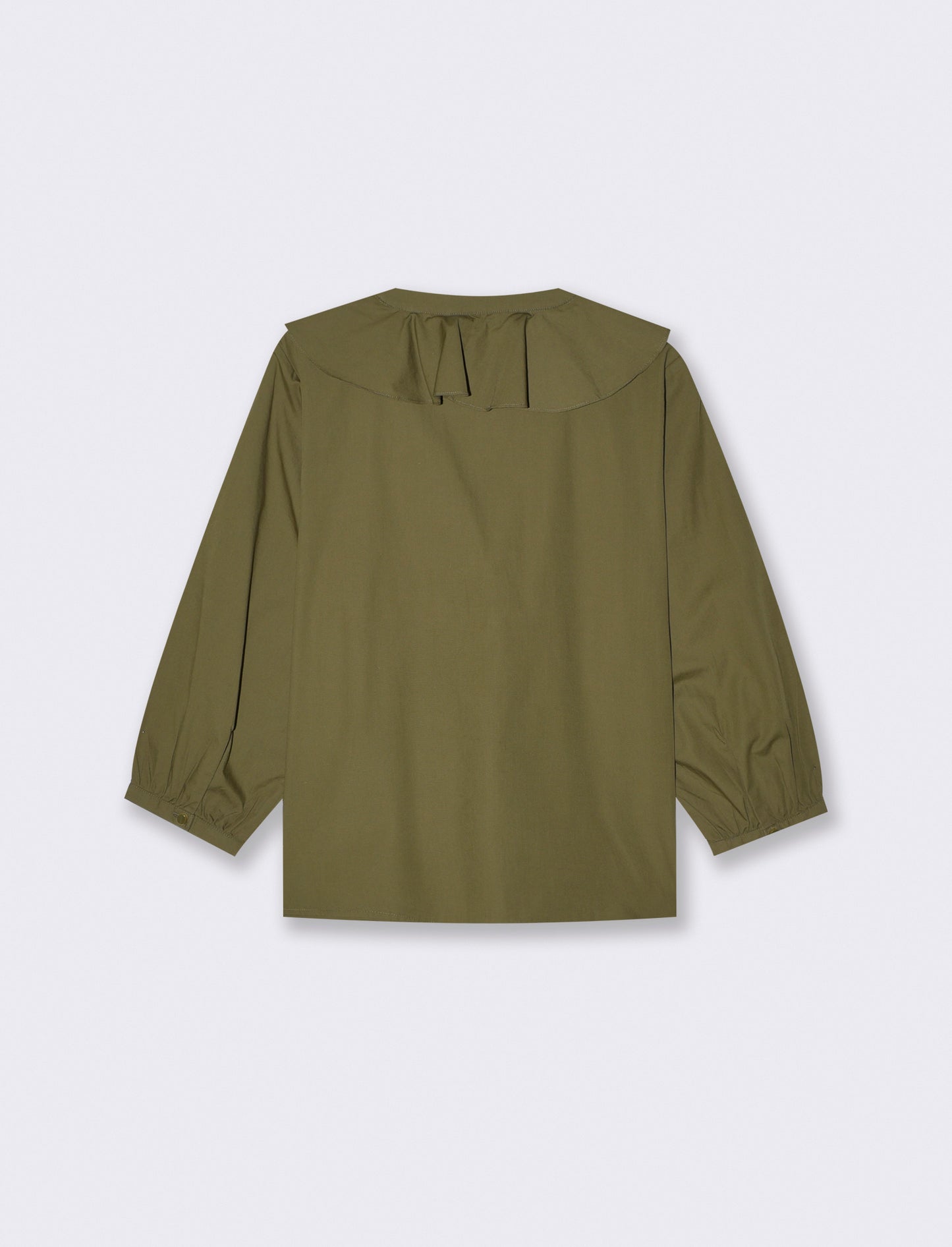 Camicia con scollo a V e volant eleganti - Ve.milit.