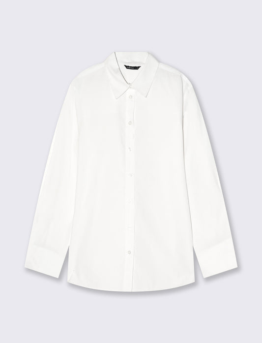 Camicia over con dettagli unici sulle maniche - Bianco