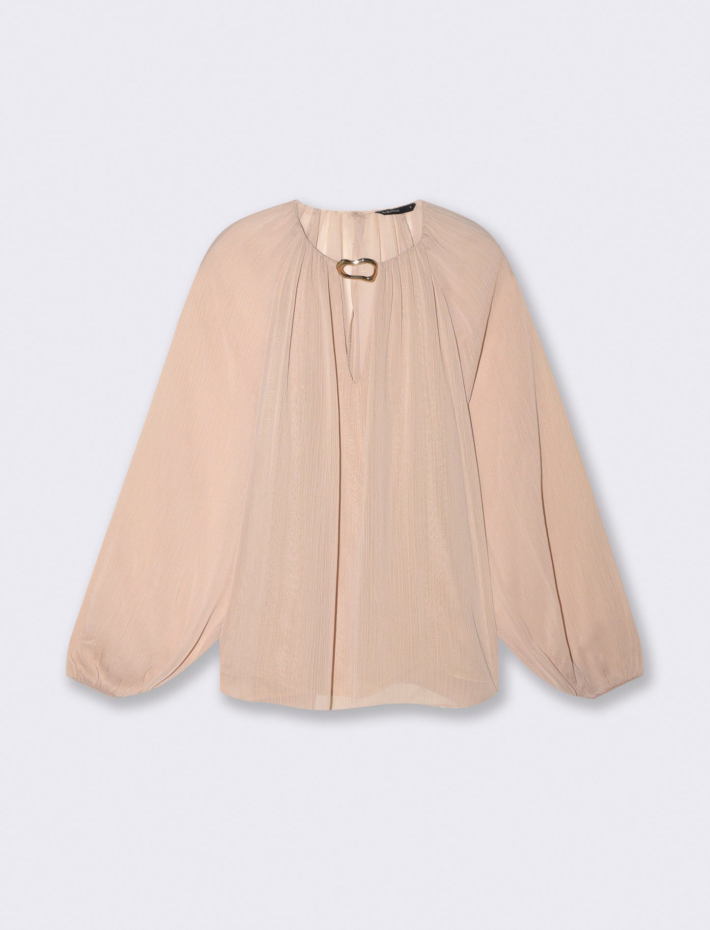 Blusa manica ampia e raglan elegante - Beige grano