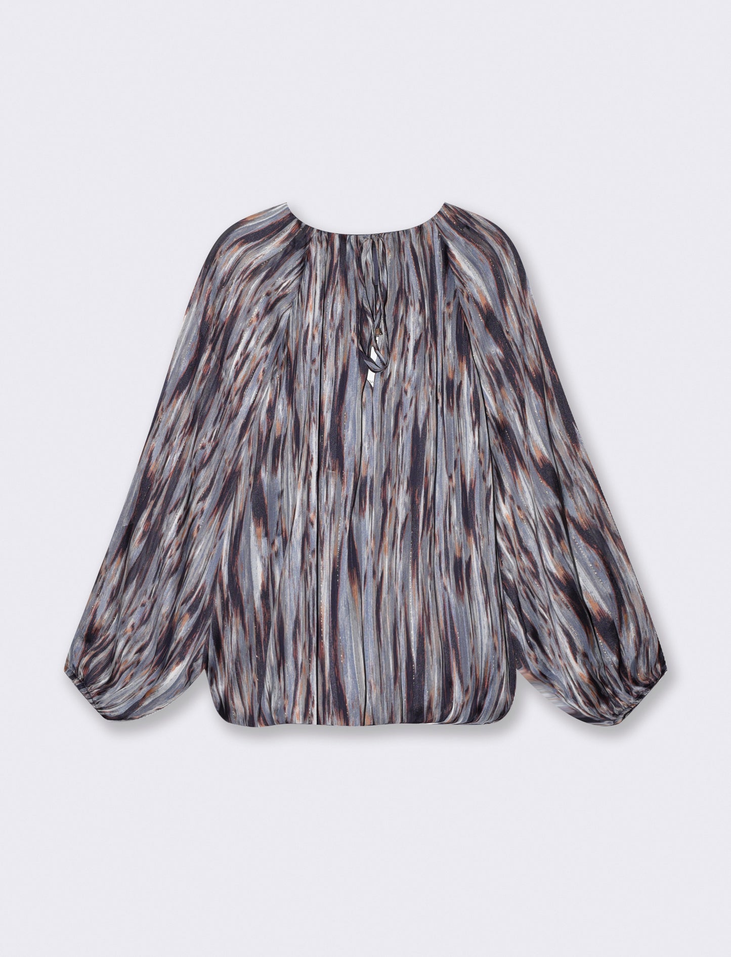 Blusa ampia con scollo a V elegante - var 2