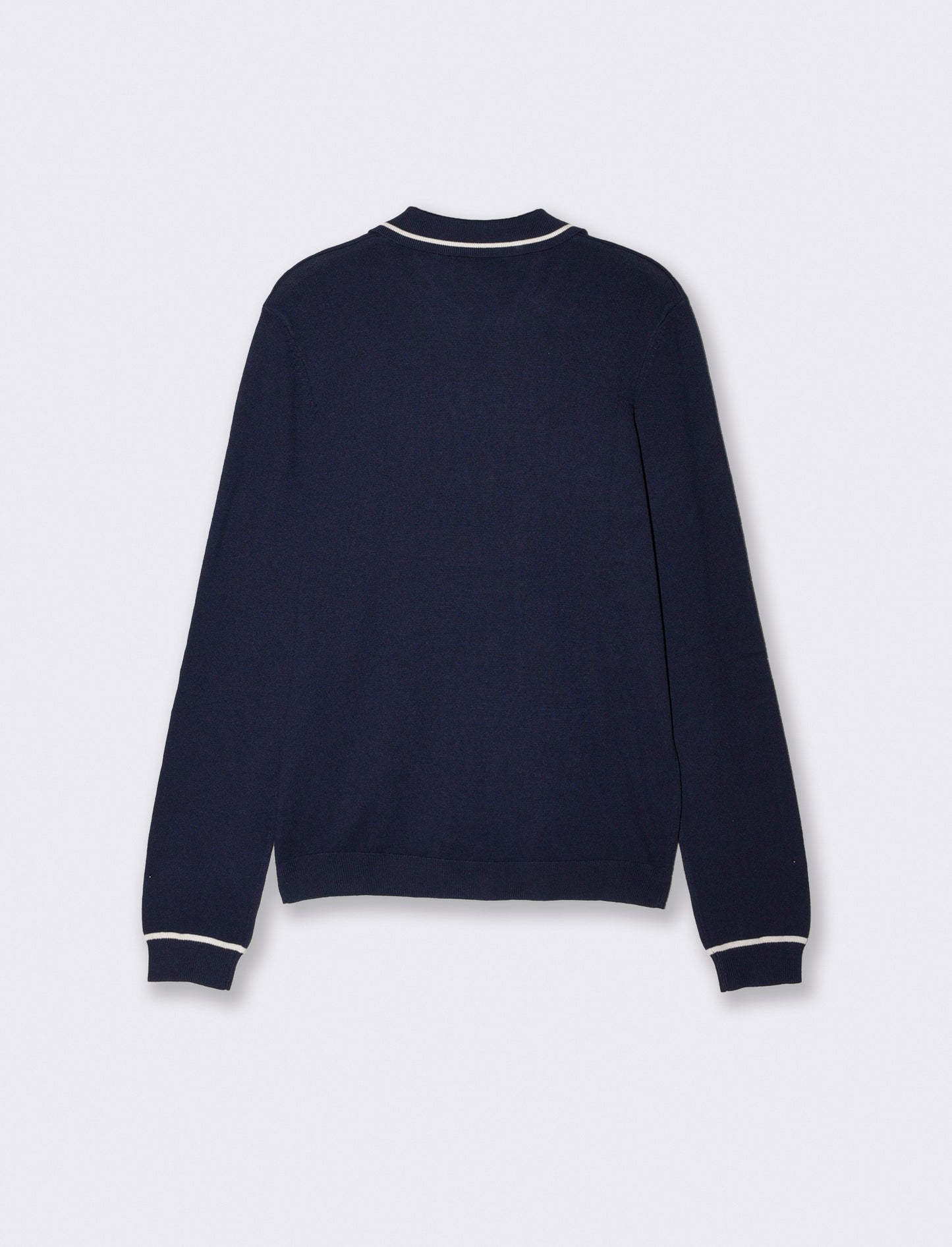 POLO SCOLLO A V - Blu