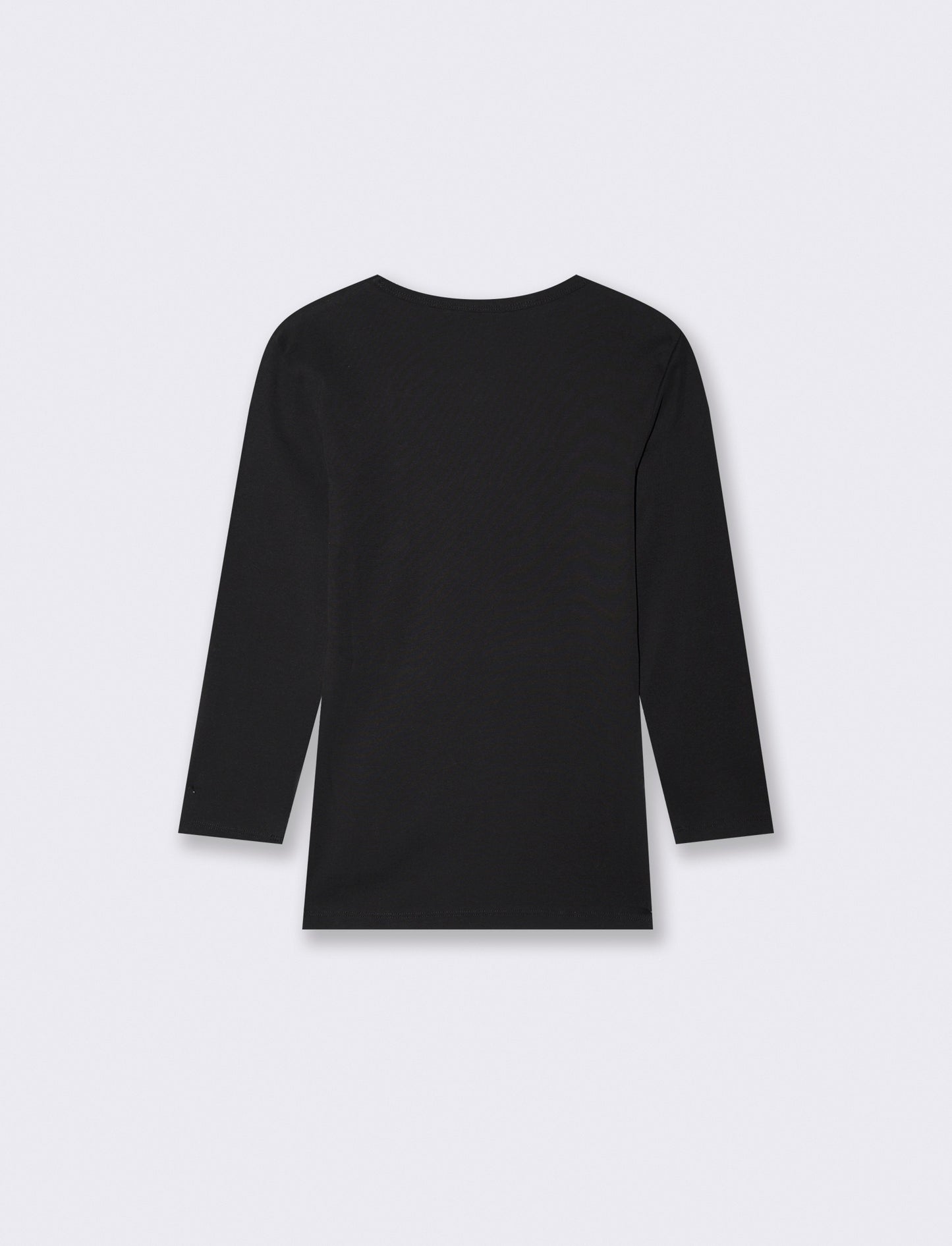 T-SHIRT A COSTINE - Nero
