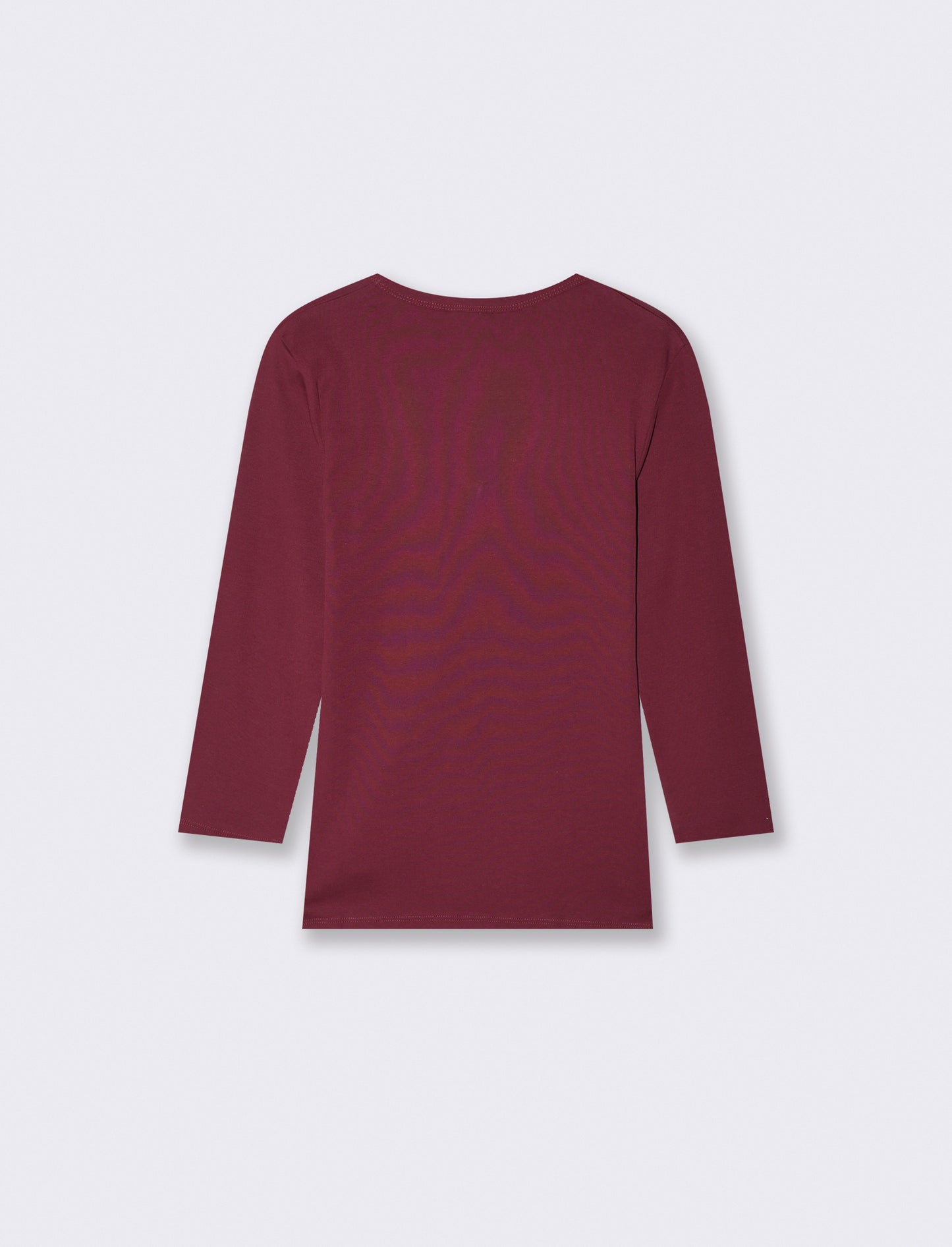 T-SHIRT A COSTINE - Viola prugna