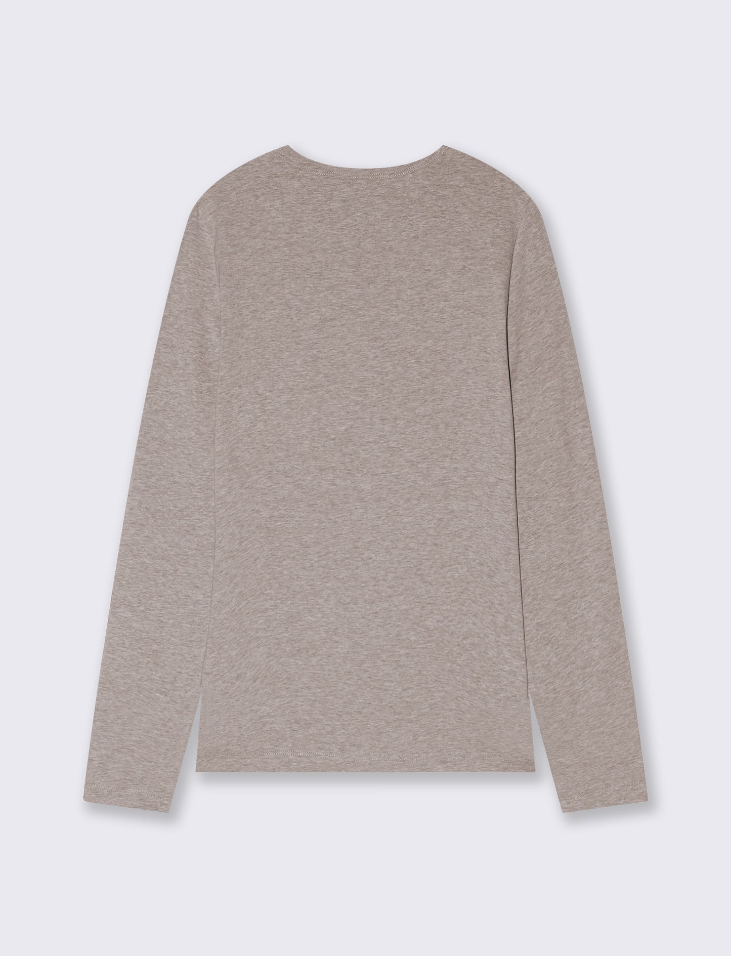 T-SHIRT BASICA - Beige melange