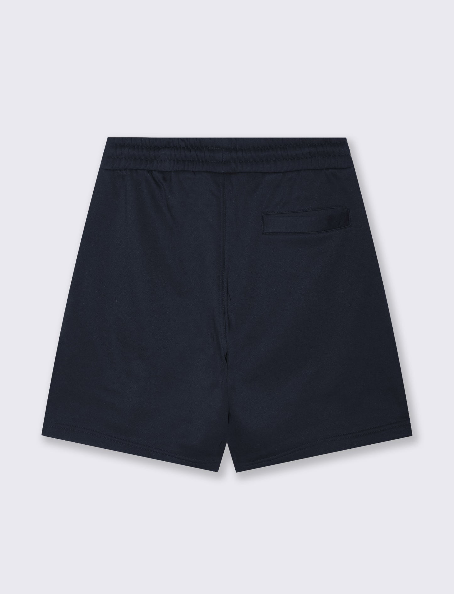 Bermuda in felpa con vita jogger - Blu