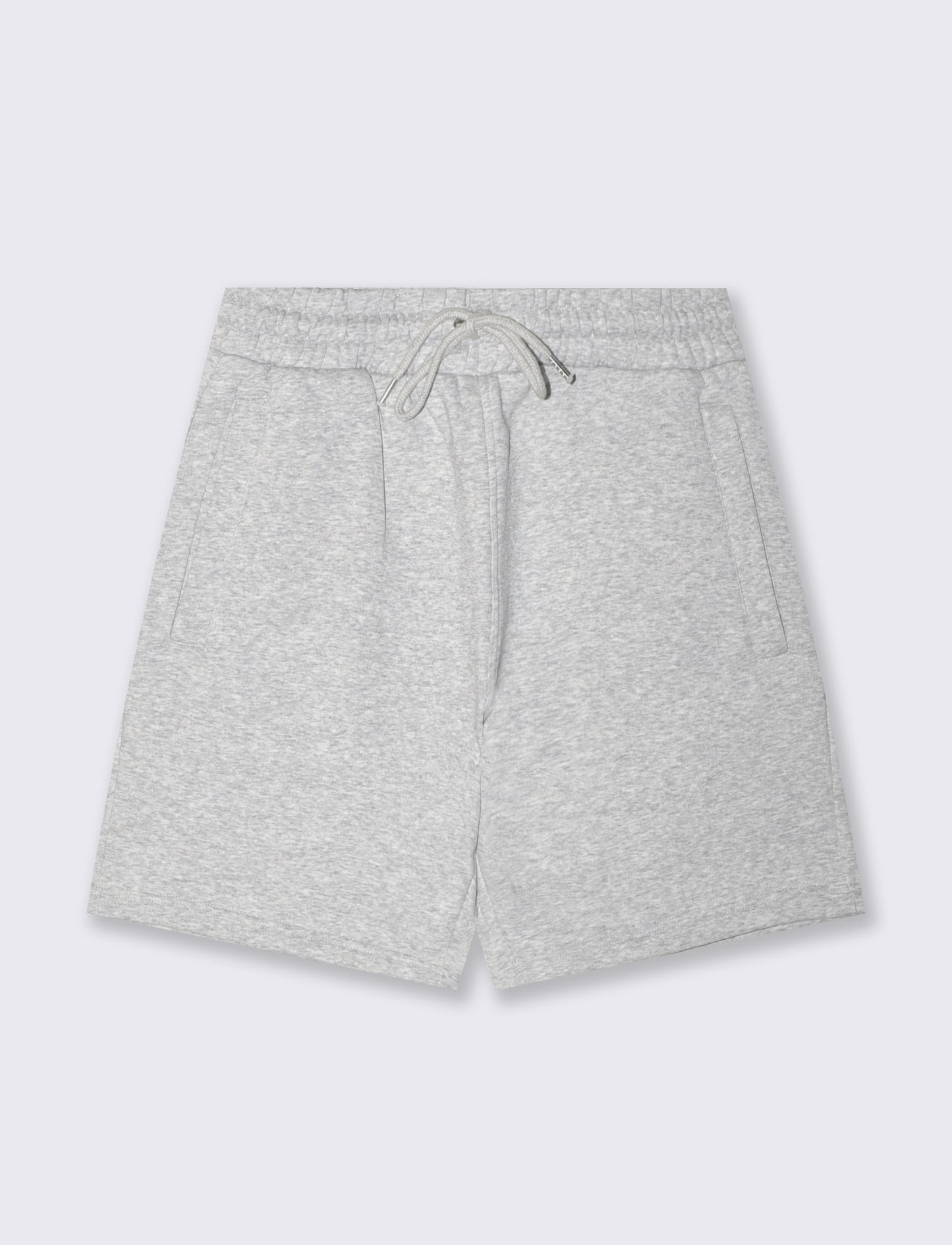 Bermuda in felpa con vita jogger - Grigio mel.