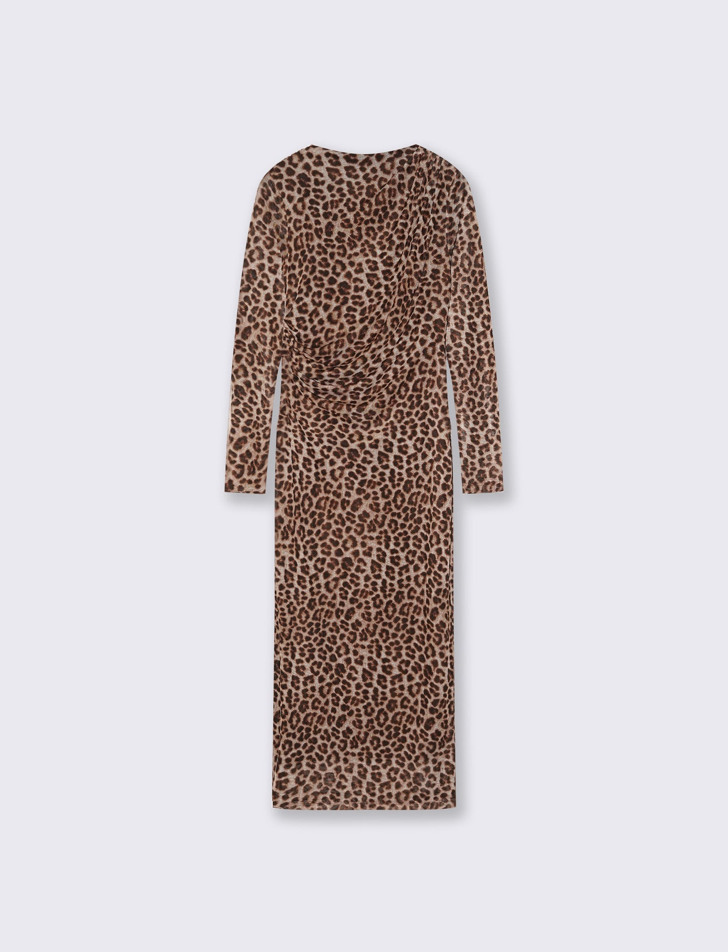 Long slim fit long sleeve dress - 