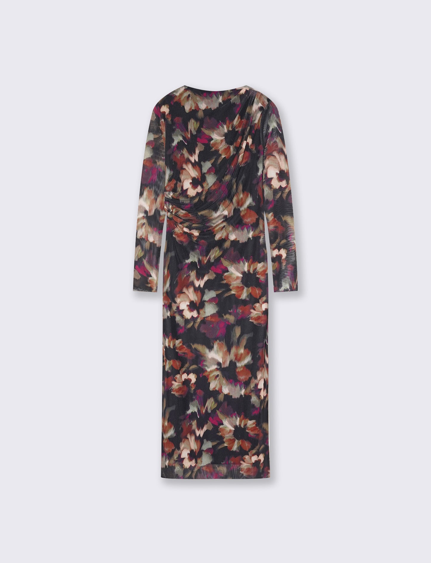 Vestito lungo a maniche lunghe slim - var 2