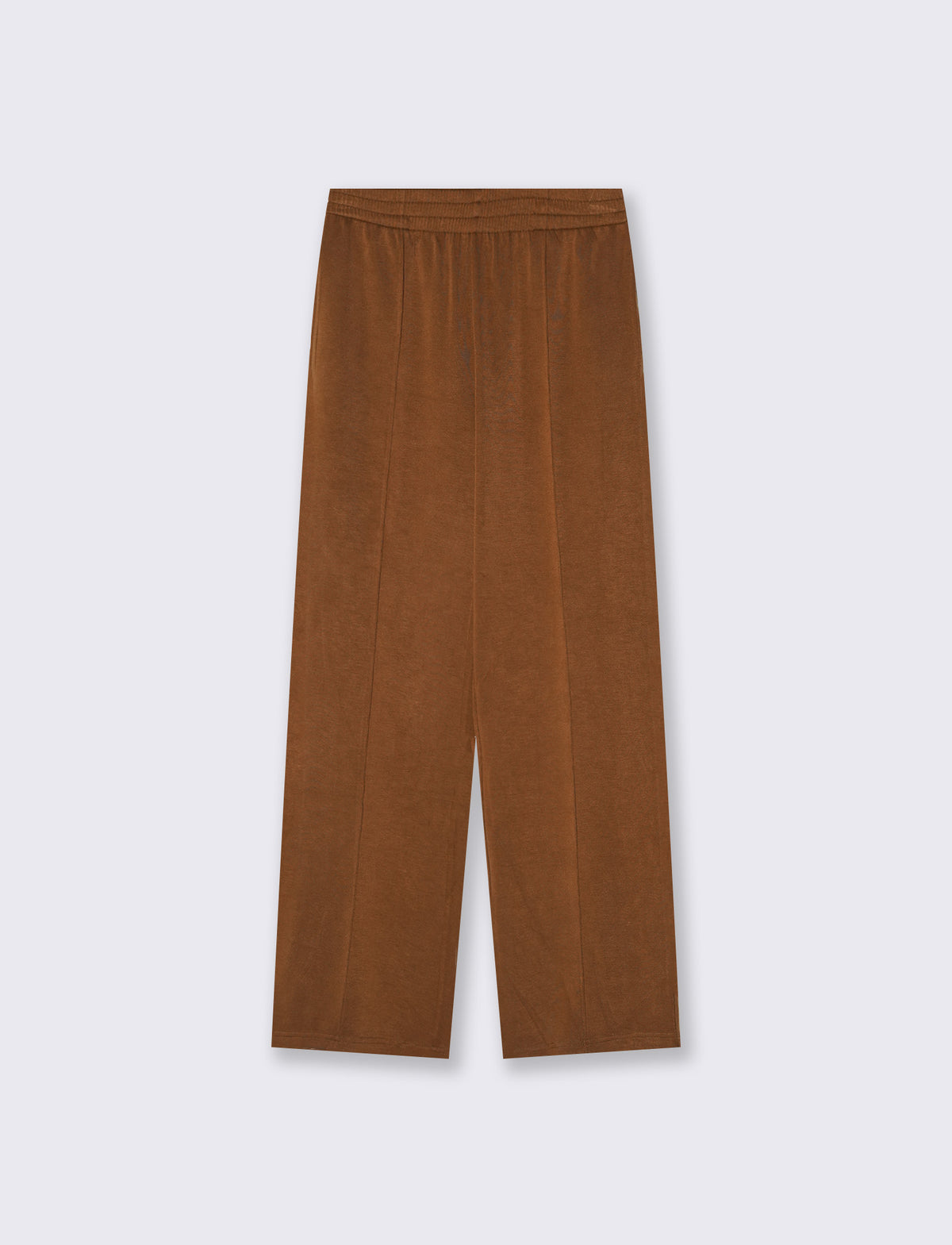 Pantafitness with elastic waistband - Brown