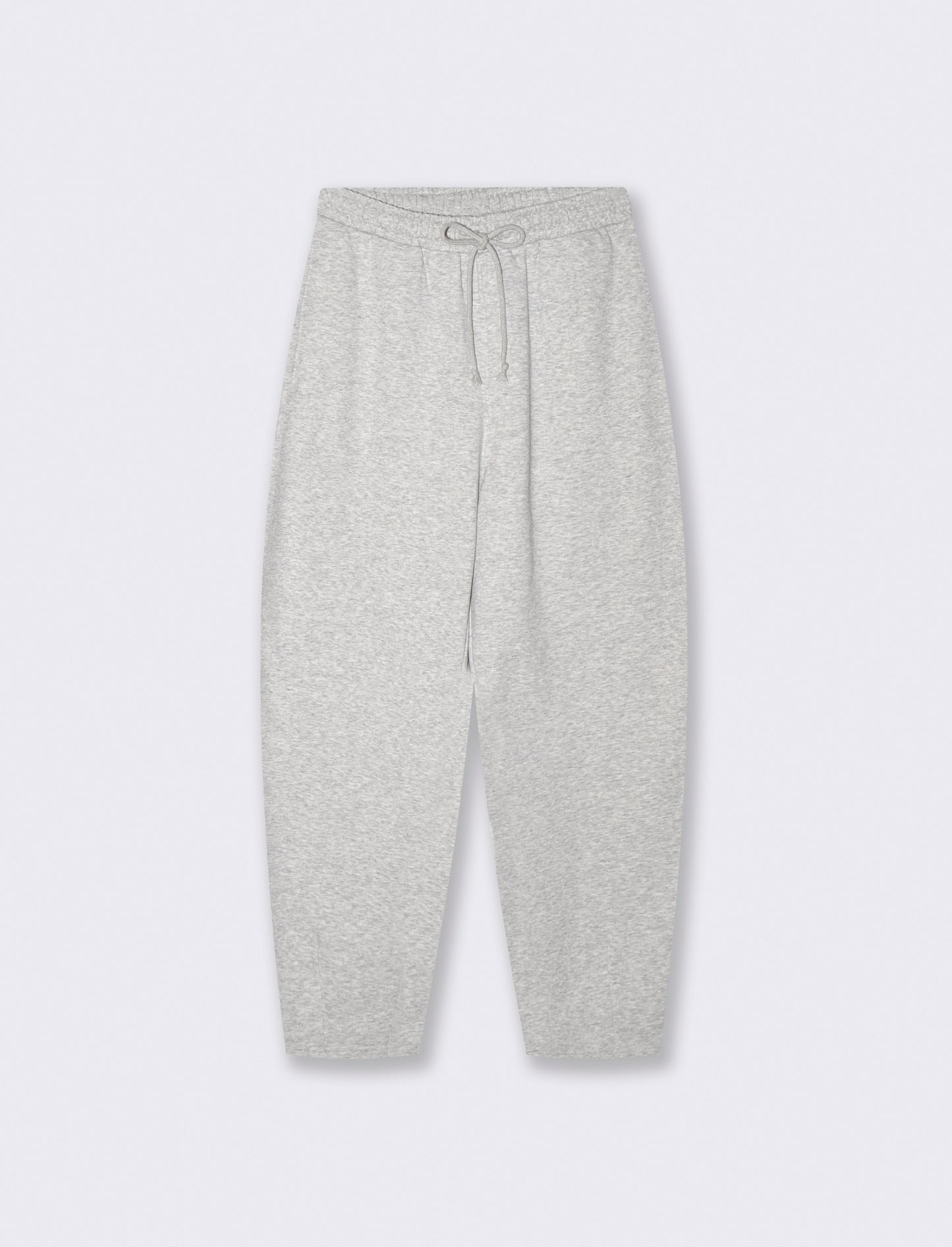 Pantalone basico con vita arricciata - Grigio mel.