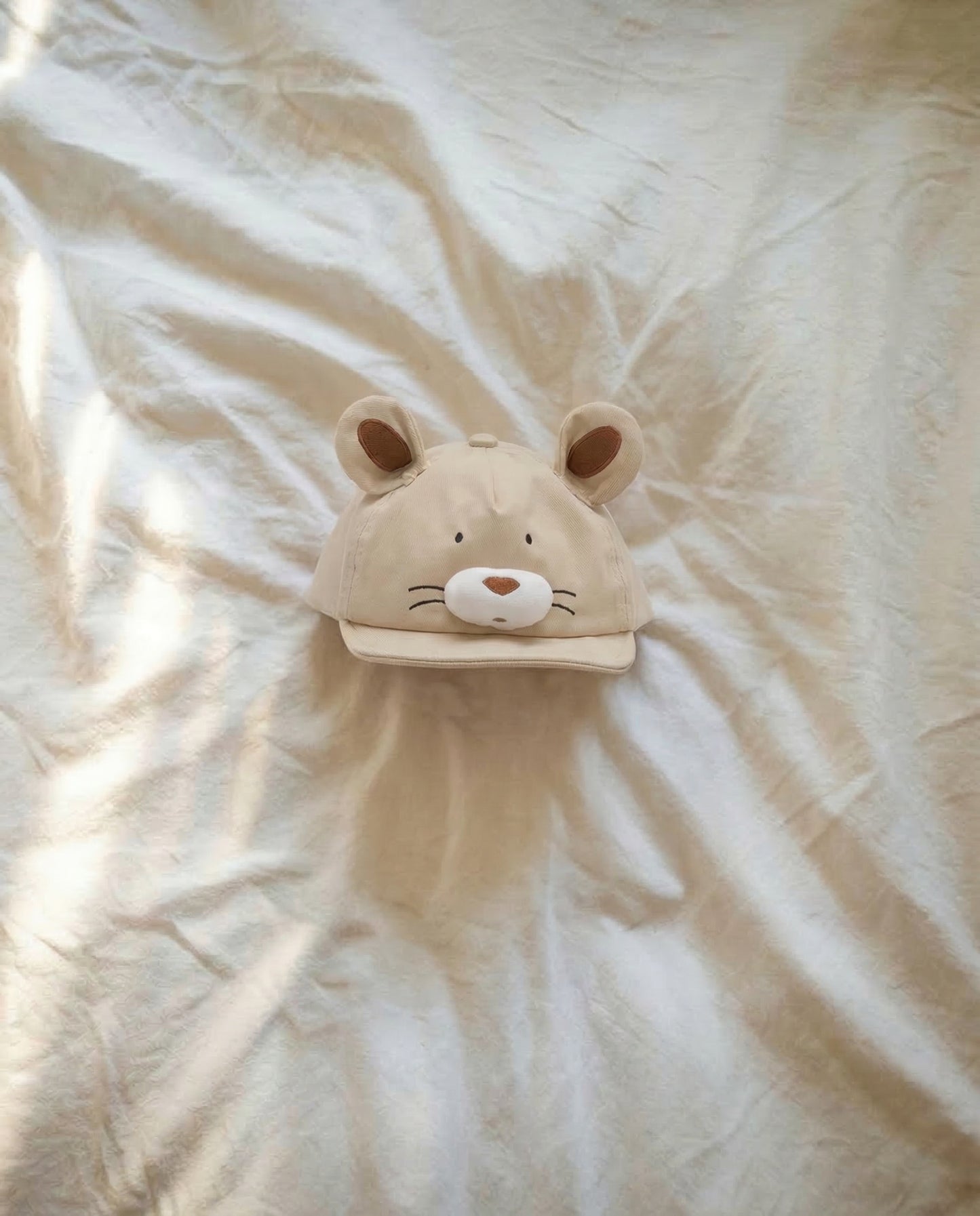 Bunny hat with soft ears - Beige
