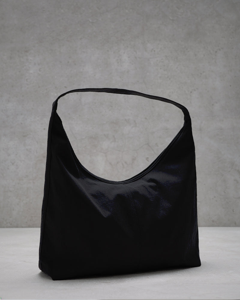 Borsa sacca in nylon grande - Nero