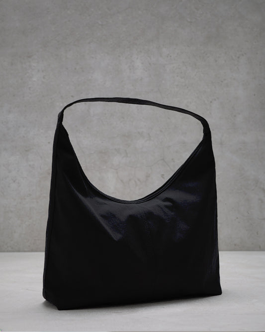Borsa sacca in nylon grande - Nero