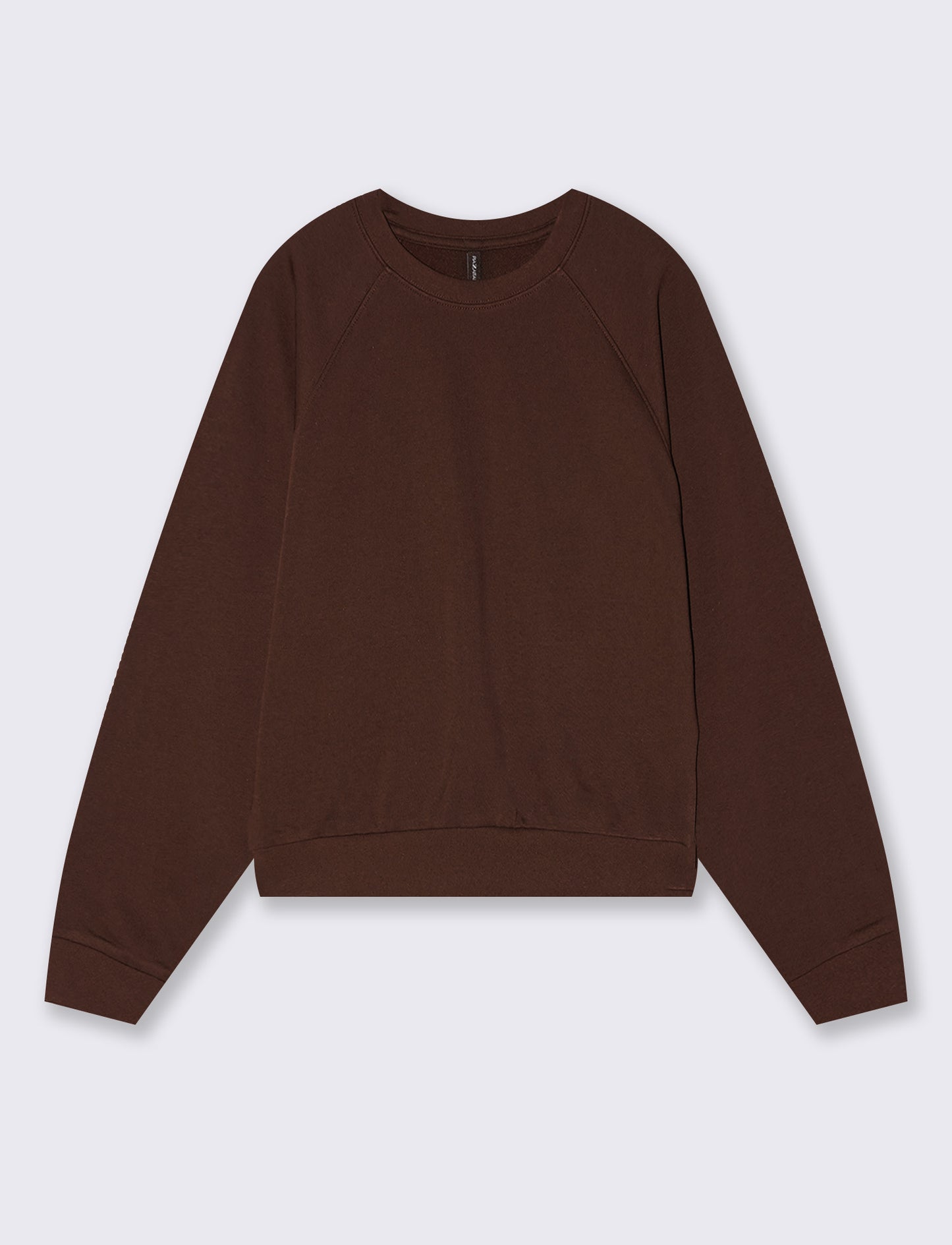 FELPA MANICA RAGLAN - Marrone cioccolato