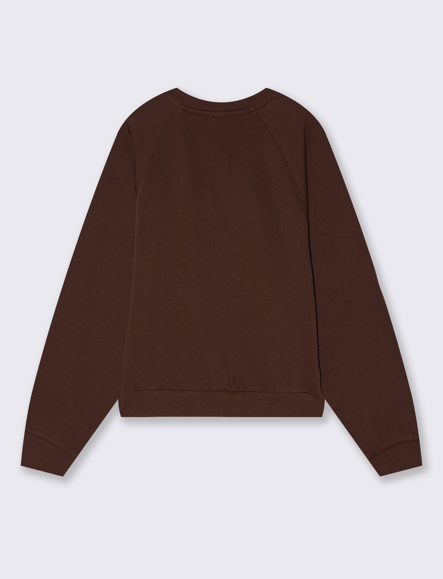 FELPA MANICA RAGLAN - Marrone cioccolato