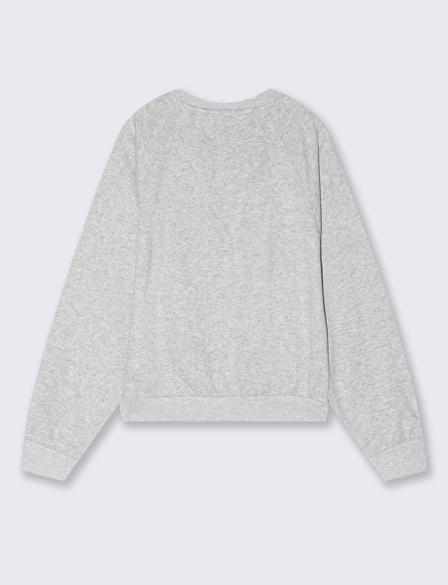 FELPA MANICA RAGLAN - Grigio mel.
