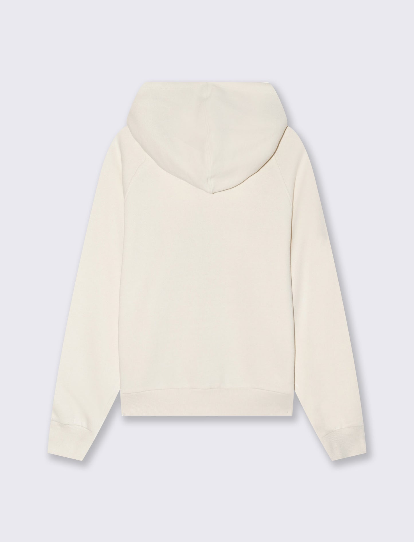 Felpa con cappuccio e zip - Avorio