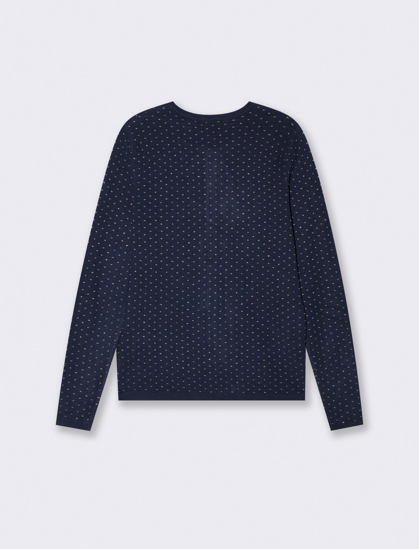 CARDIGAN CON POIS - Blu