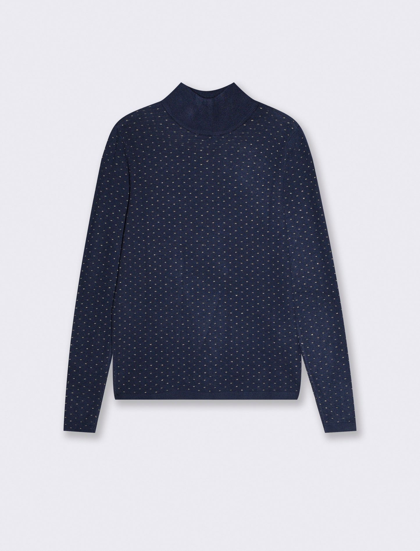 Maglia mezzo collo - Blu