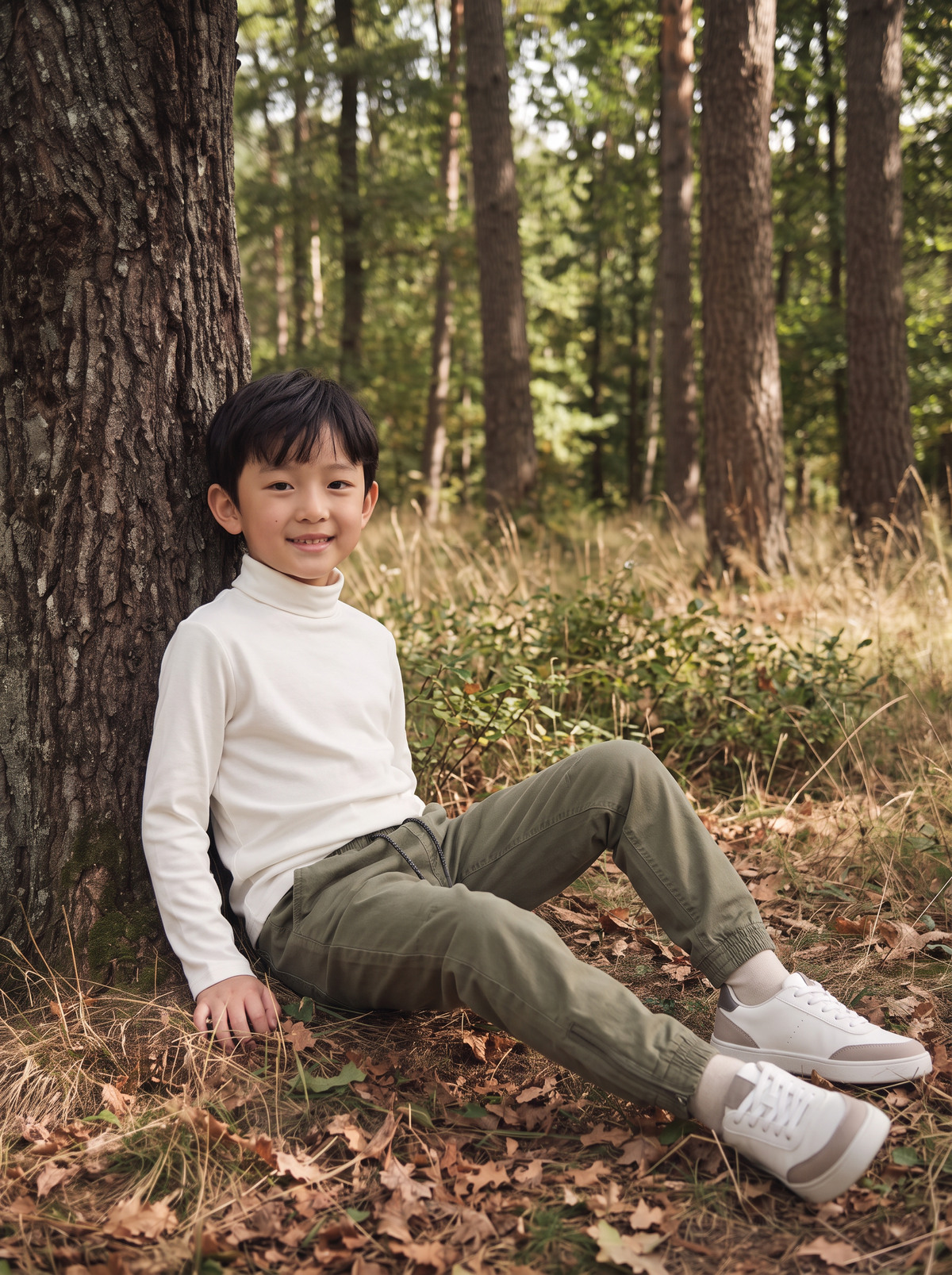 Pantaloni jogger in cotone cool e dinamici - Verde militare
