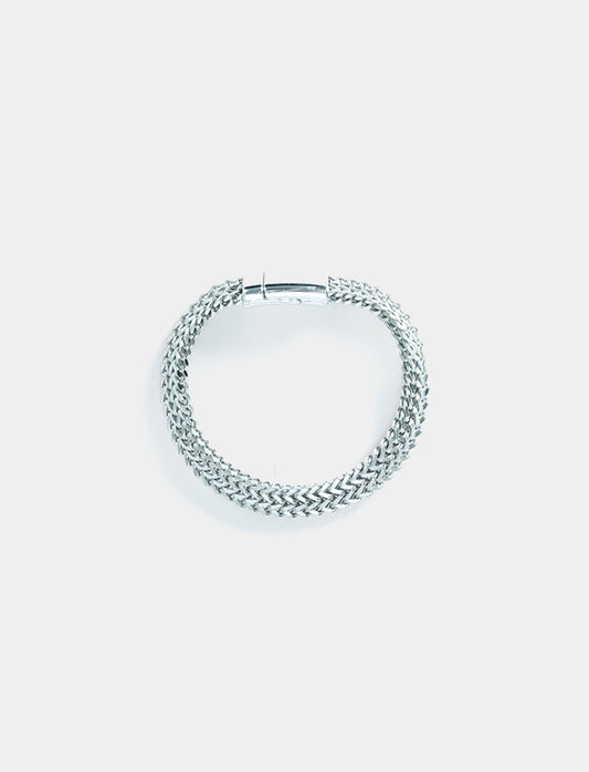 Spiked Chain Men's Bracelet - Silver