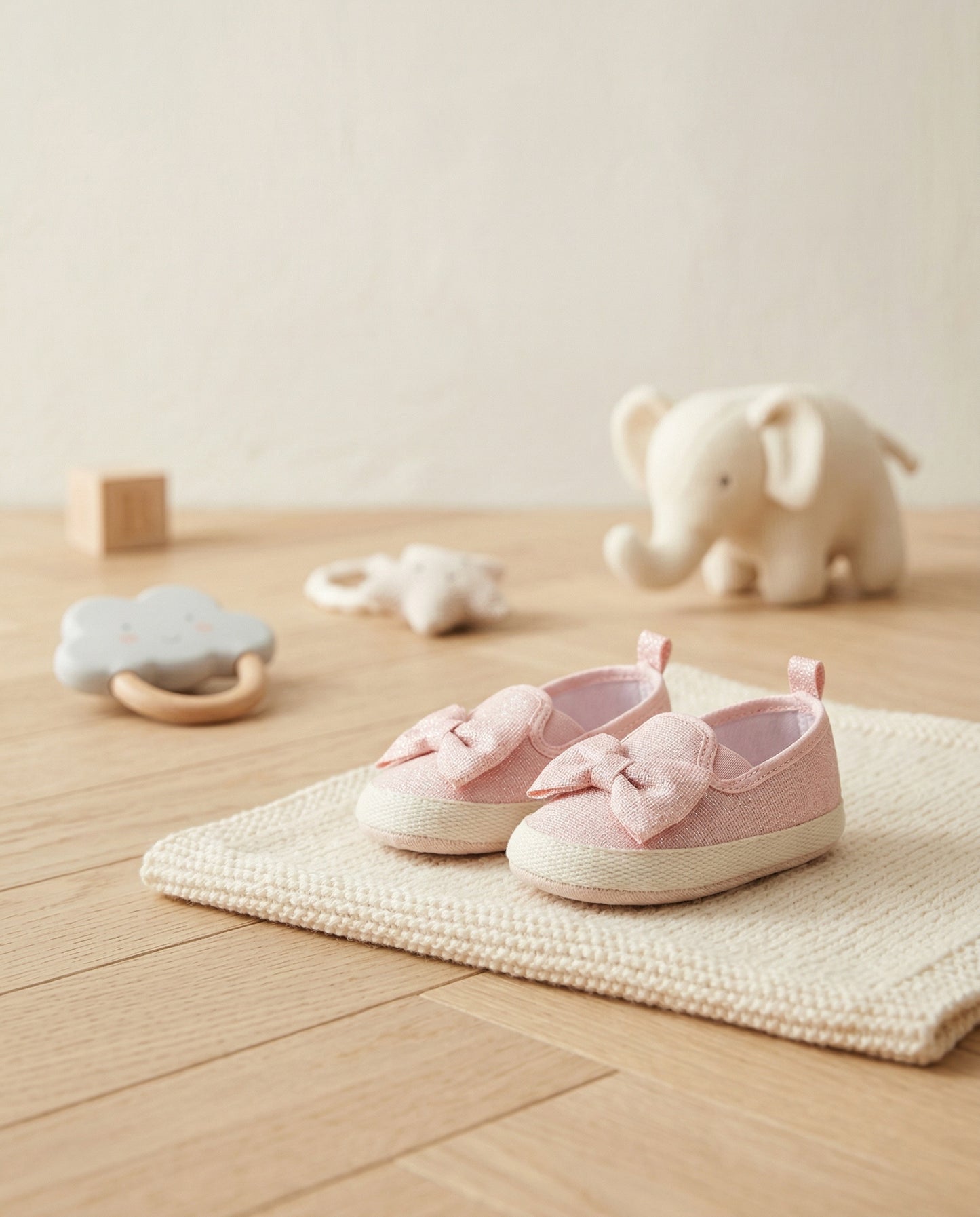 Slip-on effetto laminato rosa con fiocco - Rosa