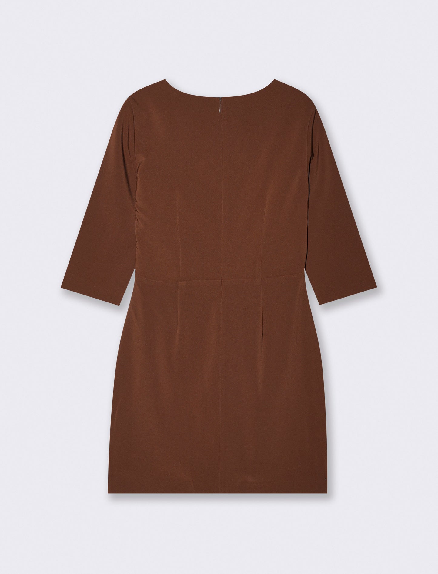 VESTITO CORTO - Marrone cioccolato