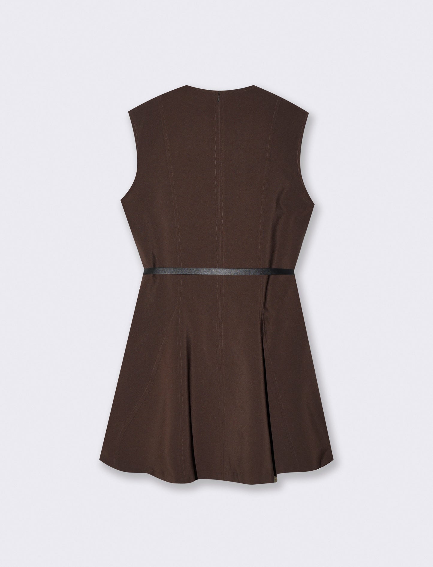 VESTITO CON CINTURA - Moro