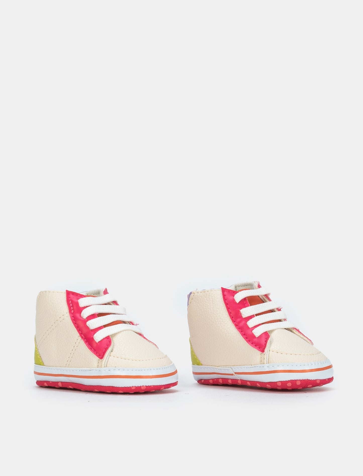 Scarpa multicolor da neonata - Sabbia
