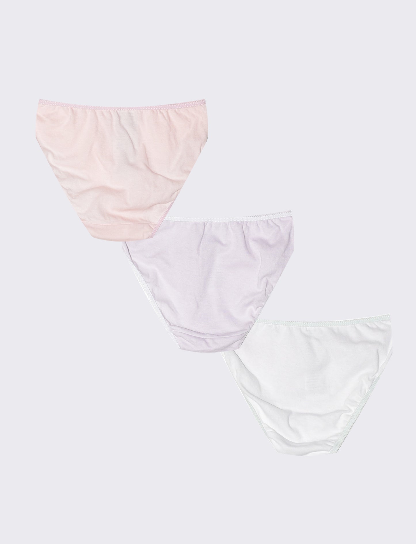 Tris slip bambina vari soggetti - Rosa
