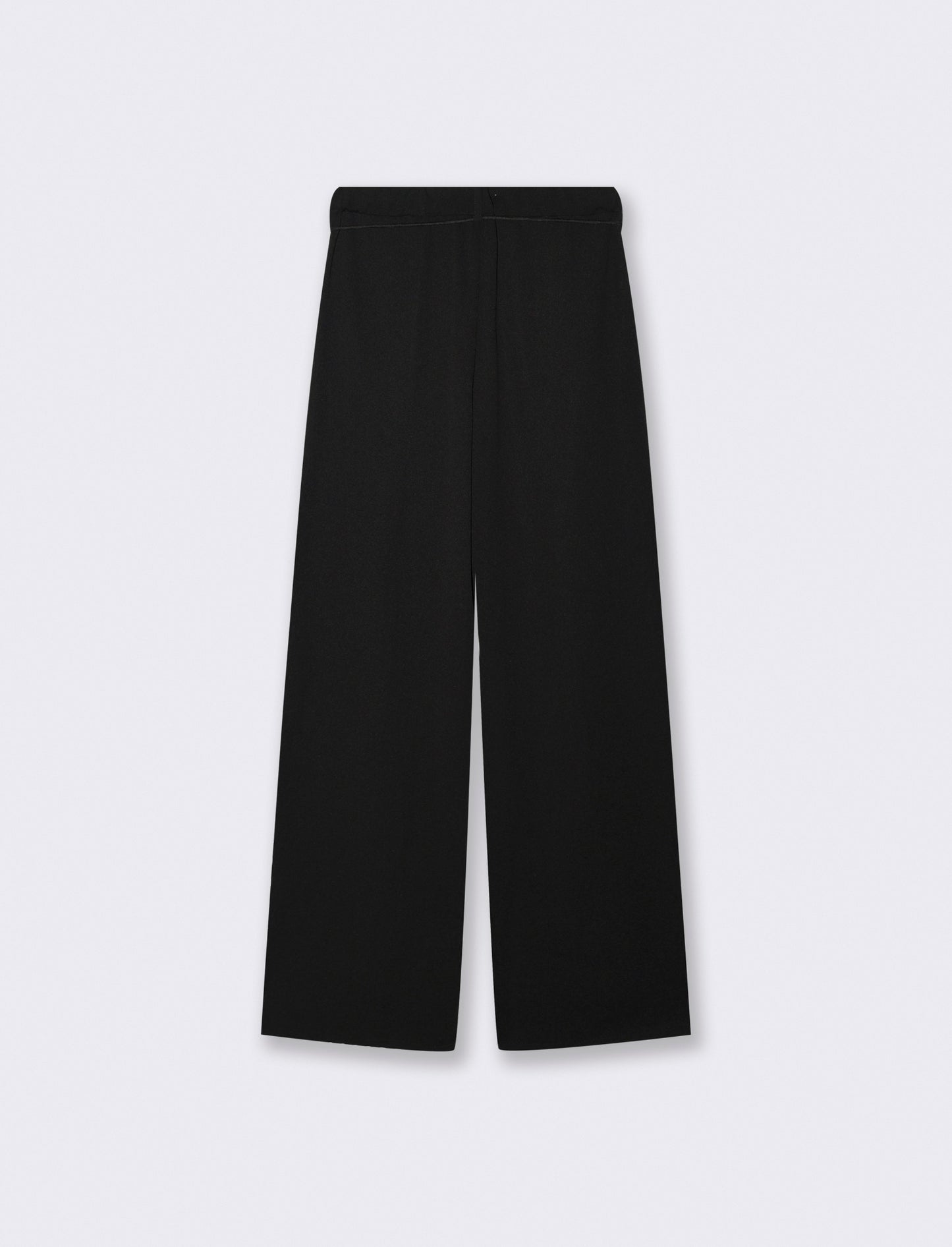 Pantalone con cintura e tasconi - Nero