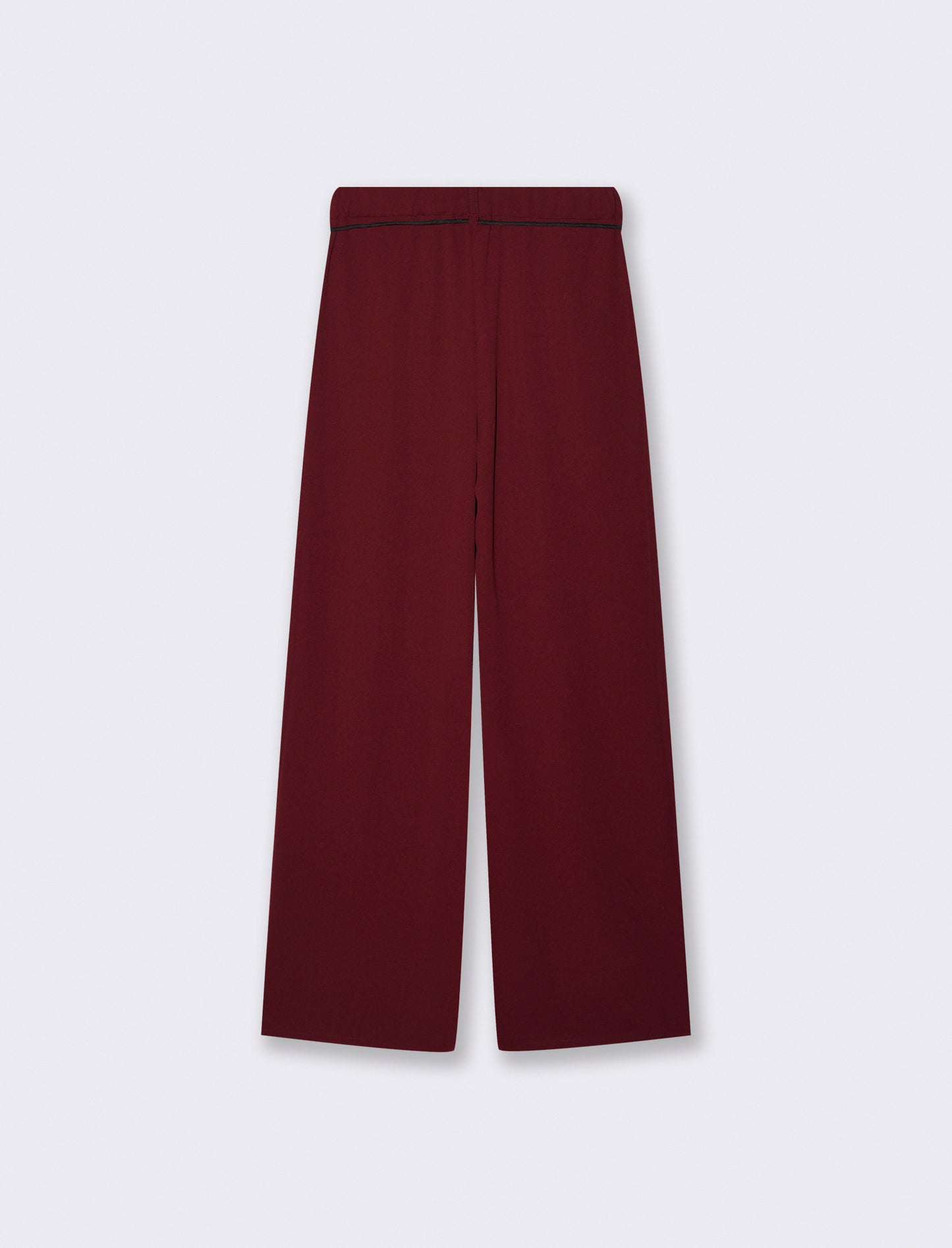 Pantalone con cintura e tasconi - Bordeaux