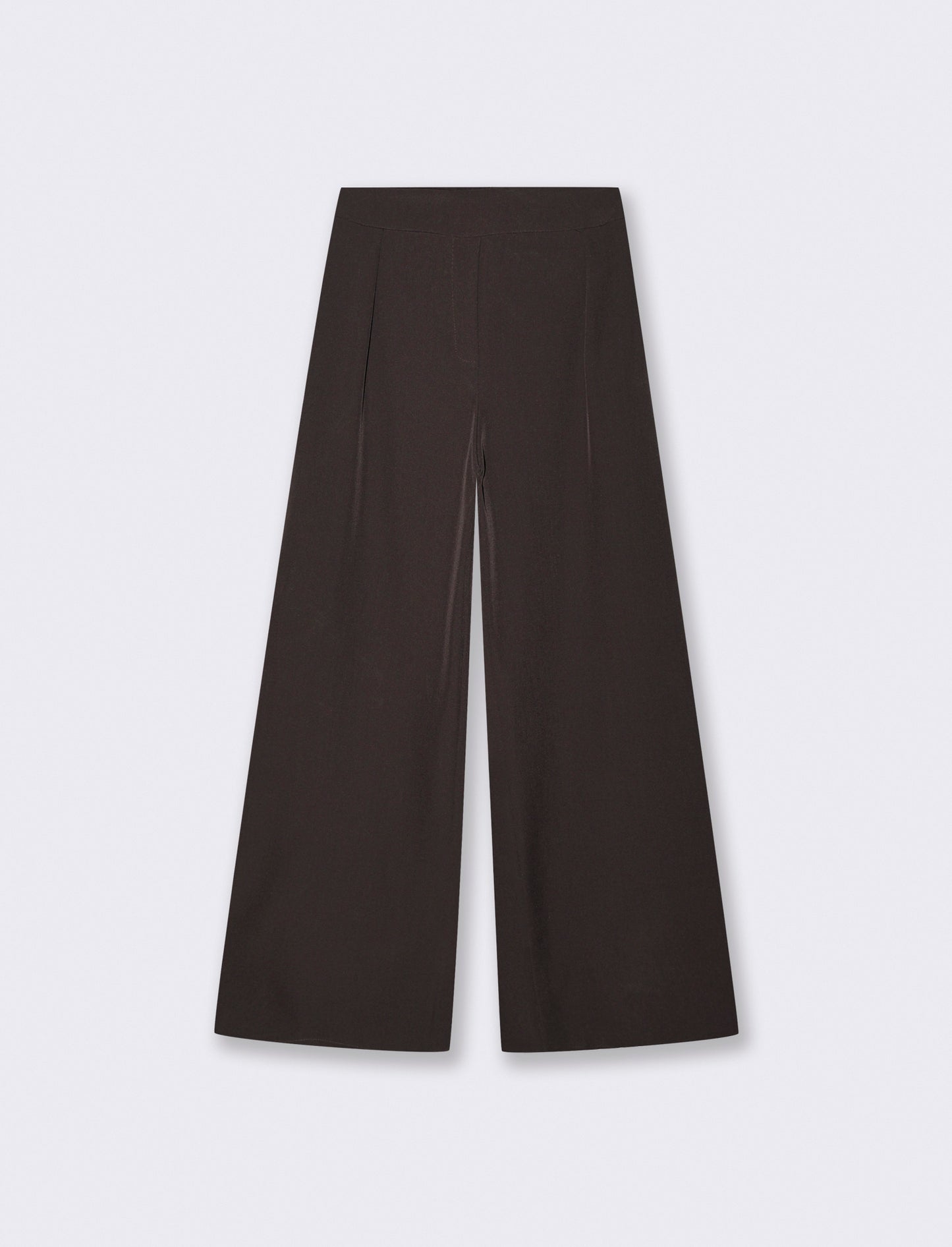 Pantalone palazzo con pinces - Moro