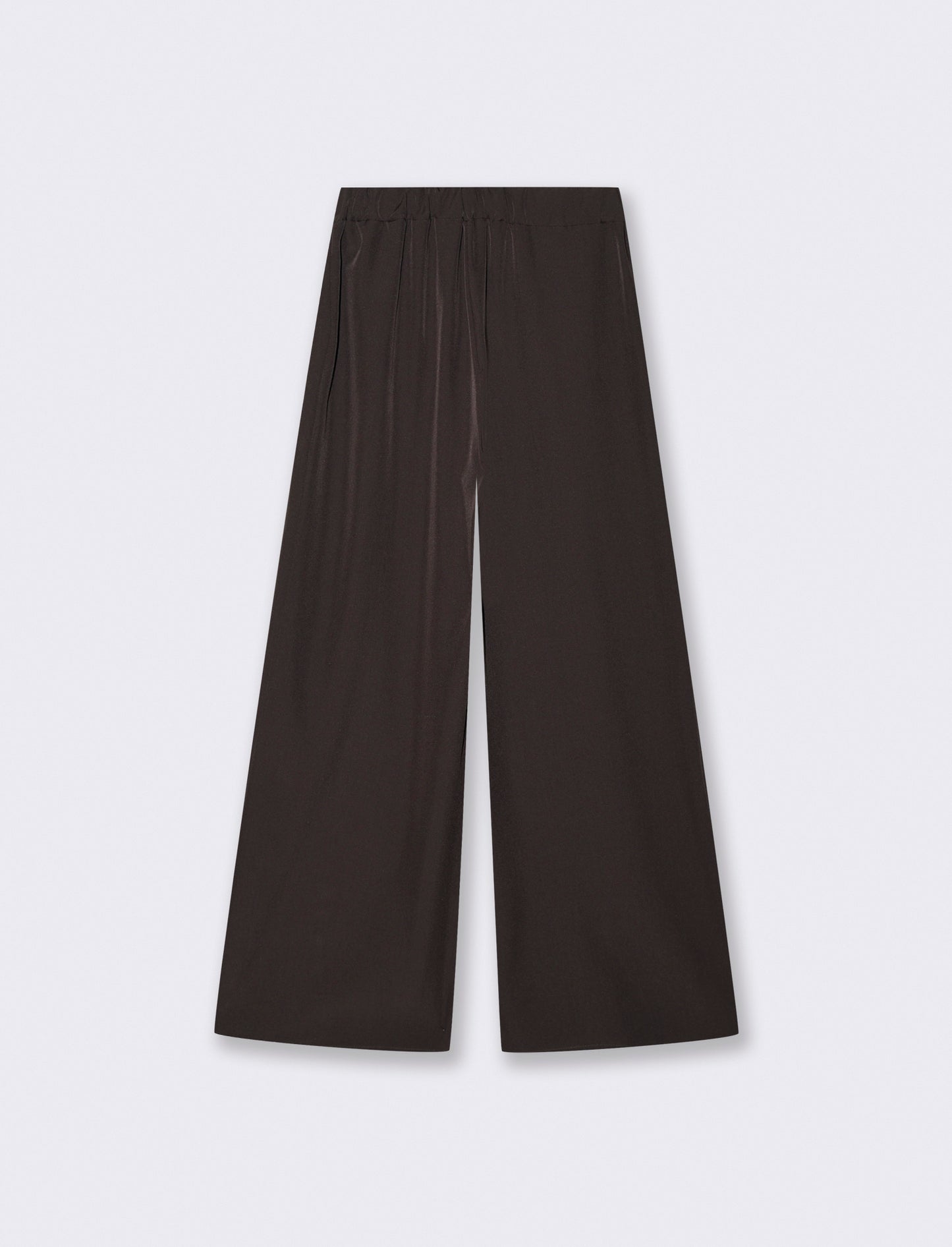 Pantalone palazzo con pinces - Moro