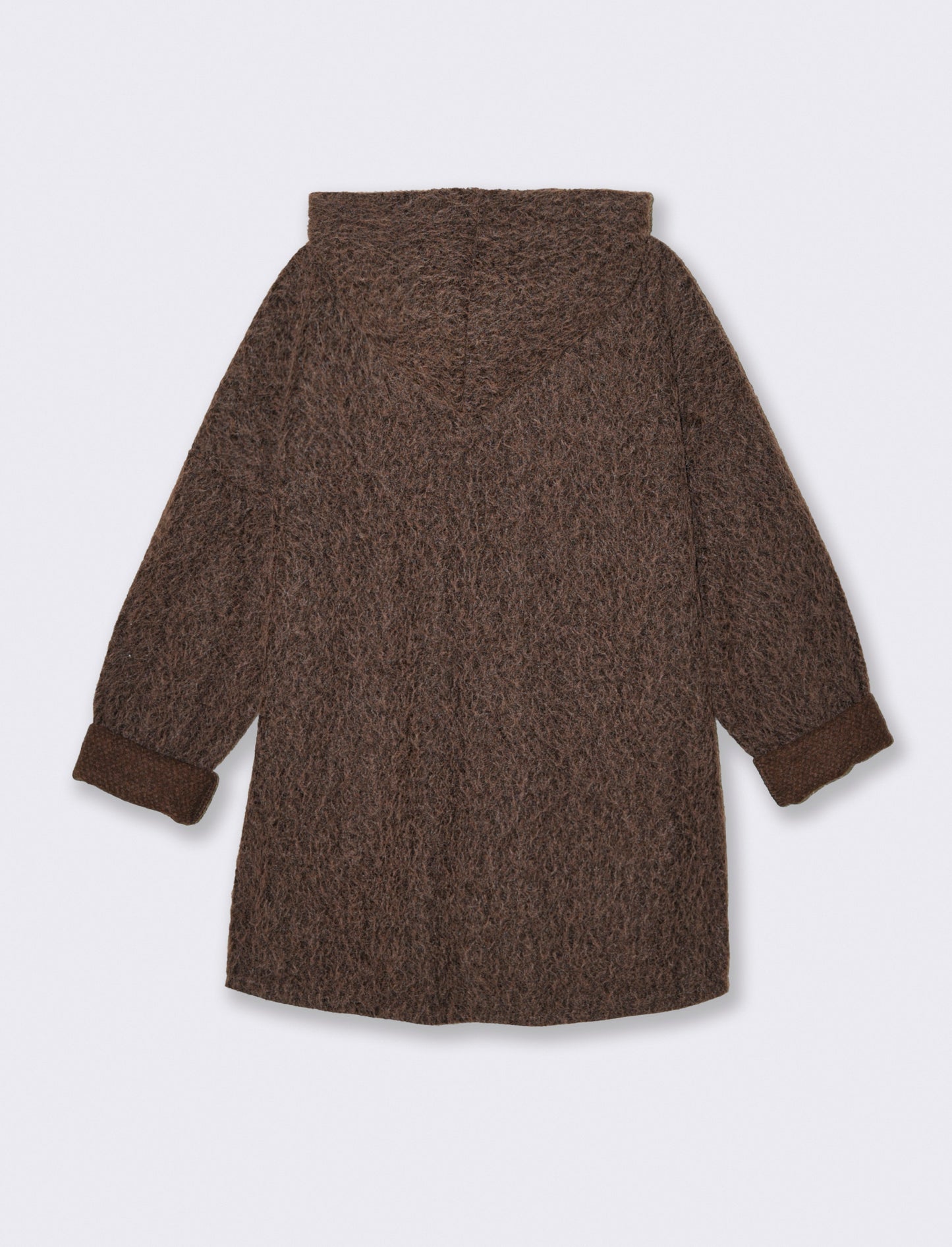 Cappotto con zip over size - Moro
