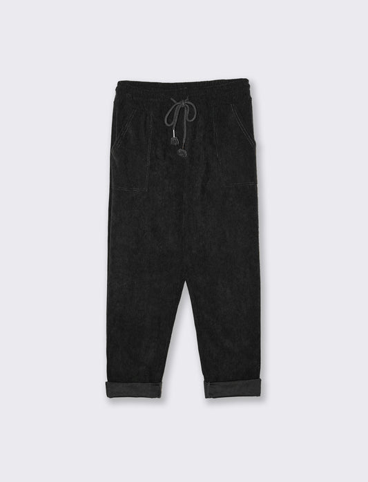 Pantalone con elastico in velluto - Ve.milit.