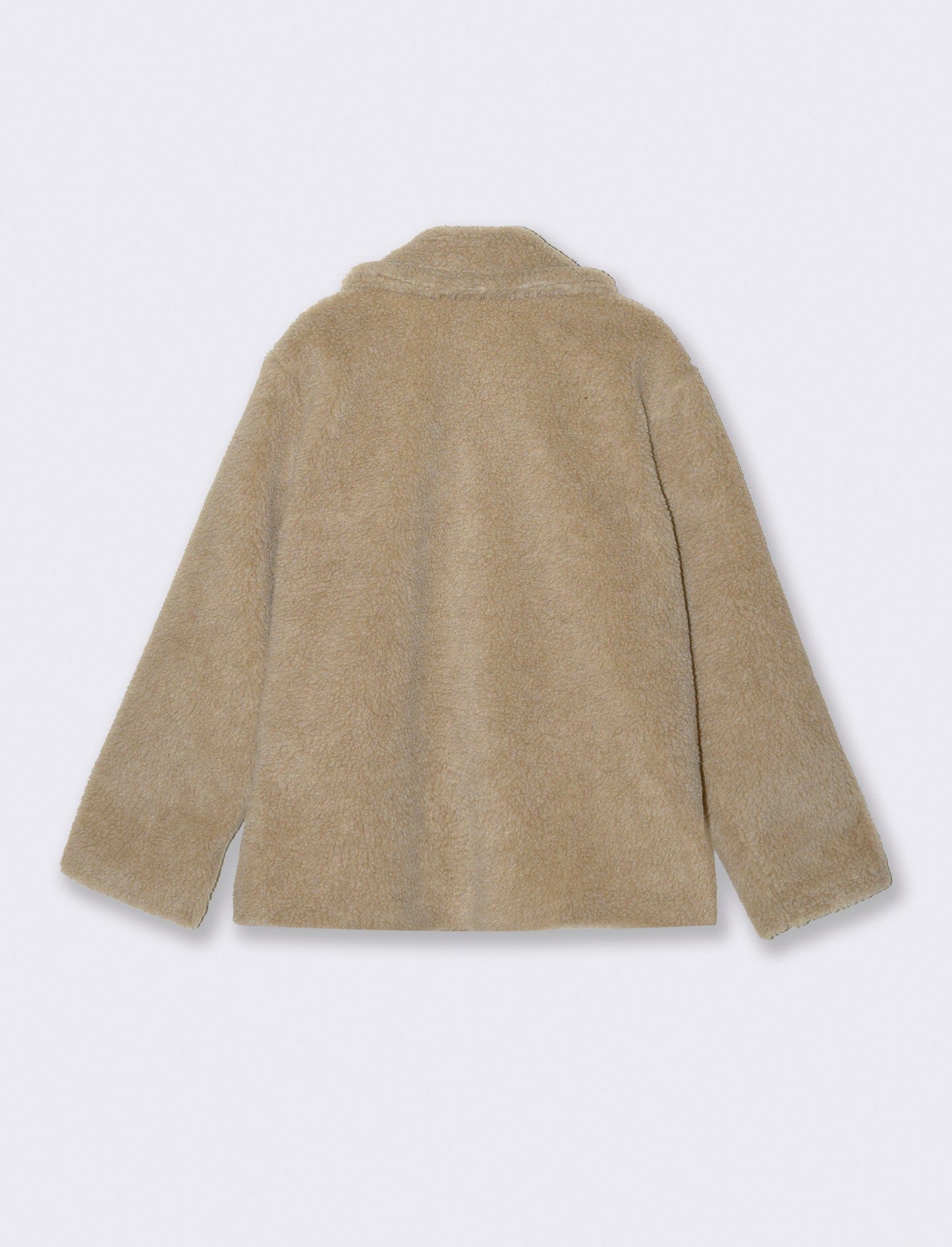 Giacca effetto teddy - Beige