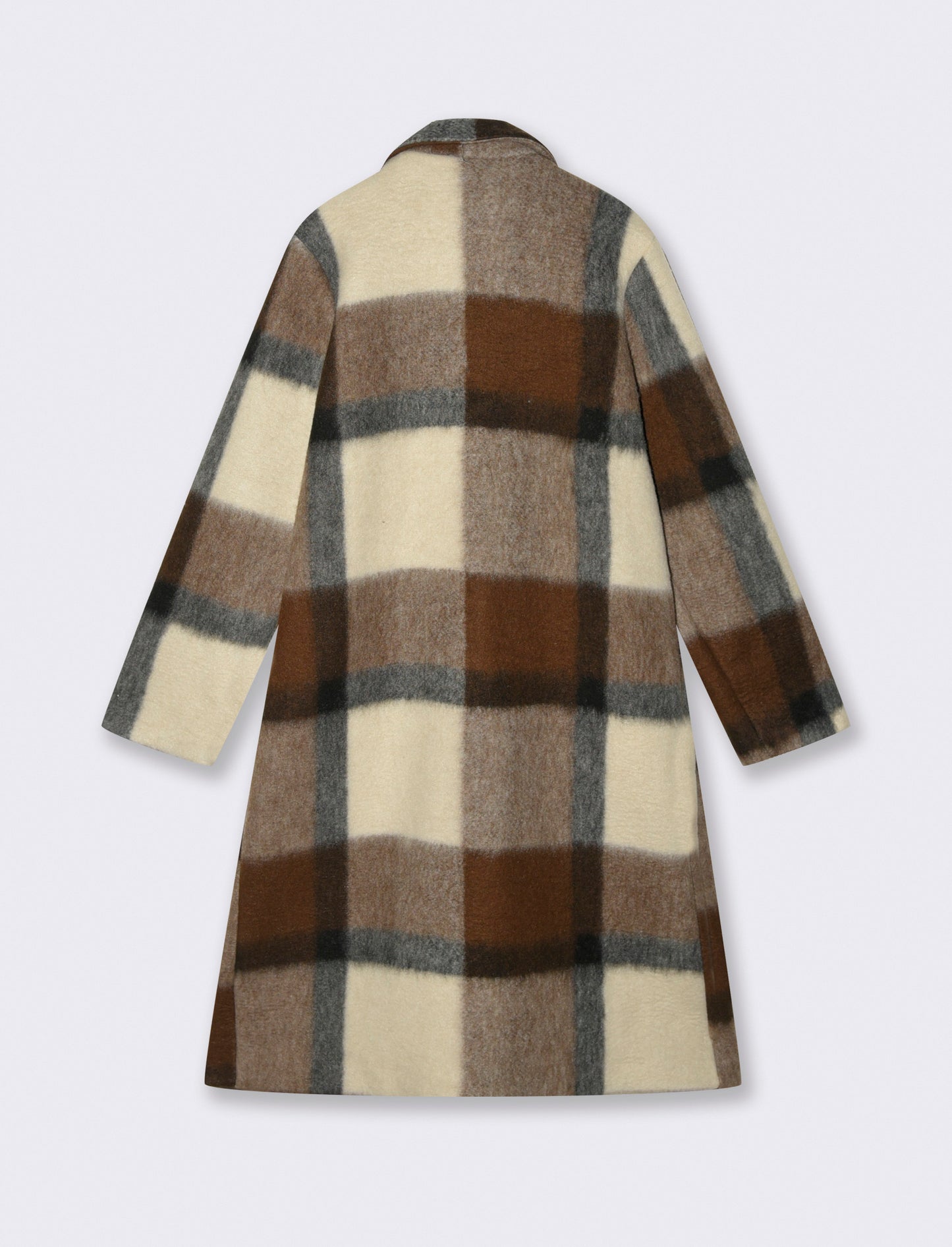 Cappotto quadro fit over - Moro