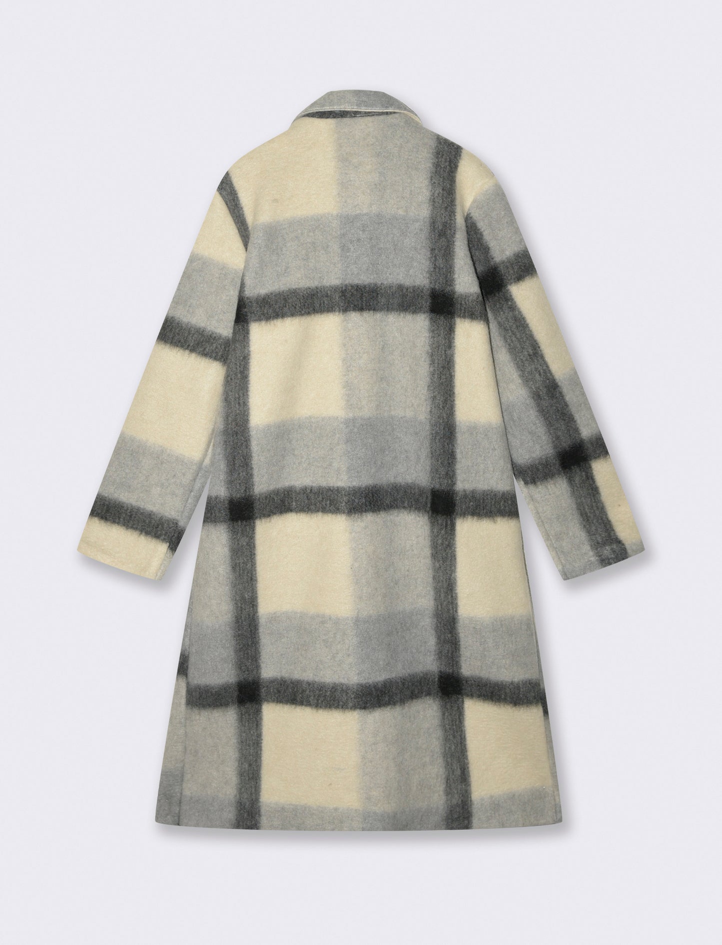 Cappotto quadro fit over - Grigio