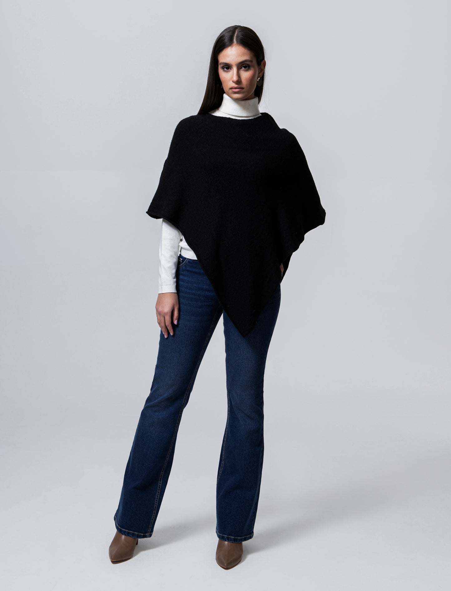 Mantella in maglia - Nero
